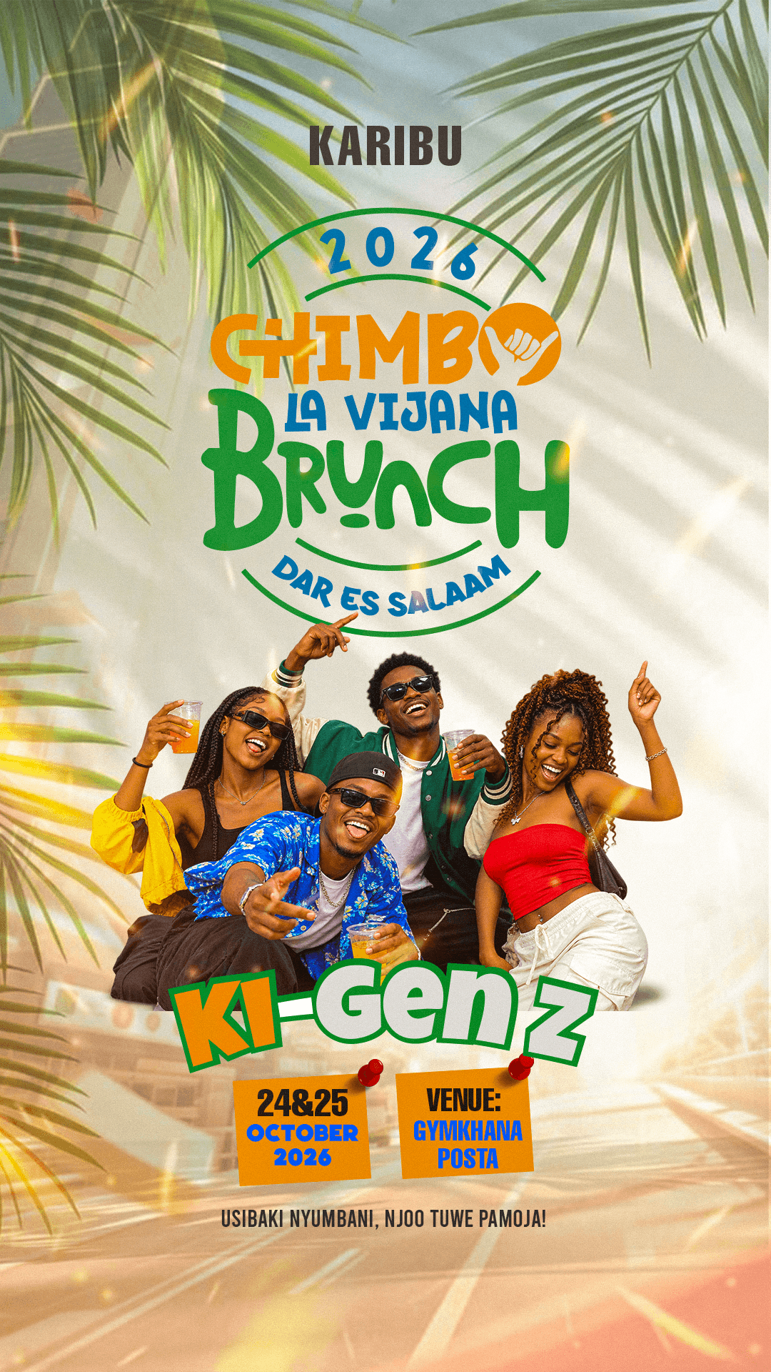 Chimbo La Vijana Brunch Ki-Gen Z event banner
