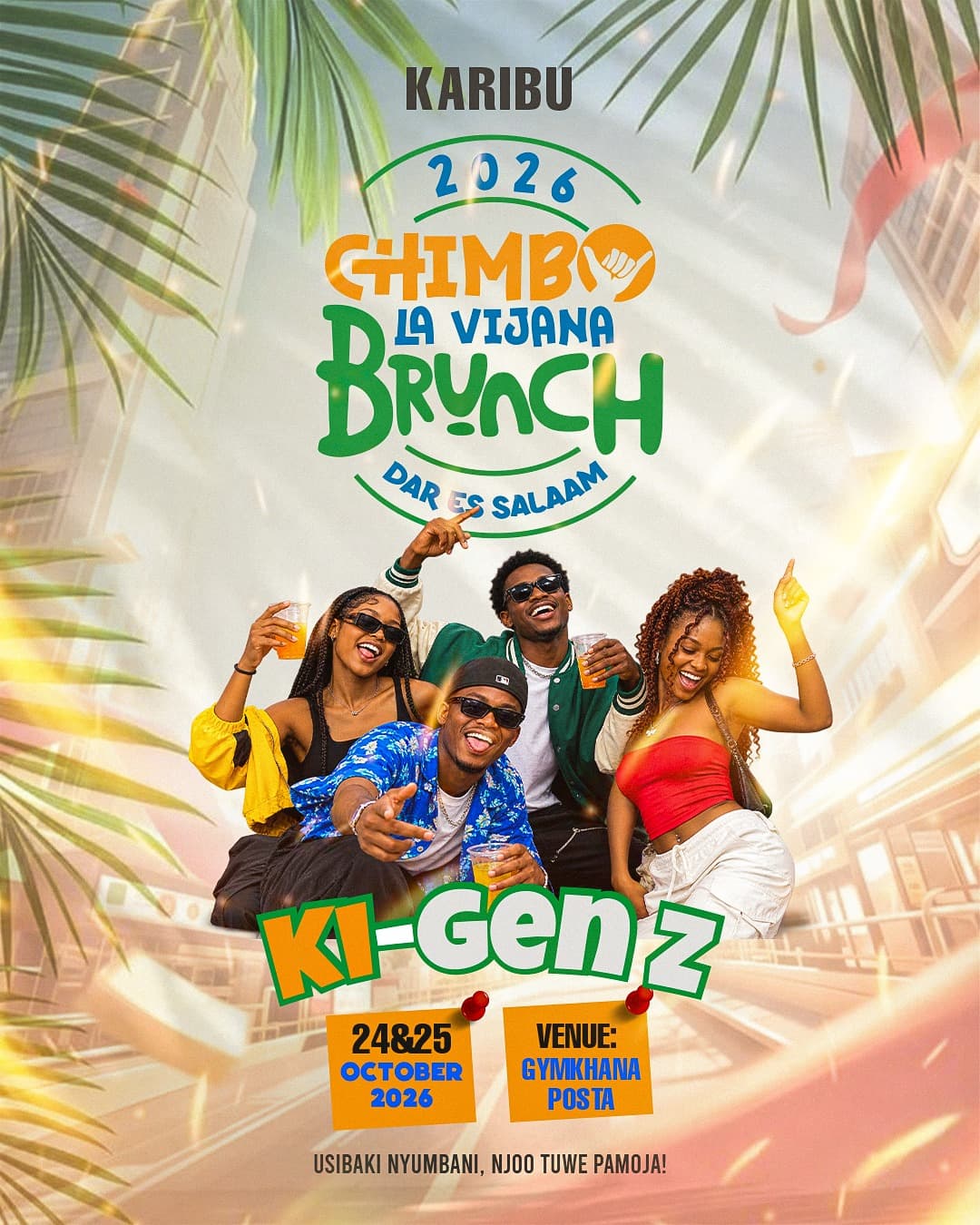Chimbo La Vijana Brunch Ki-Gen Z event banner